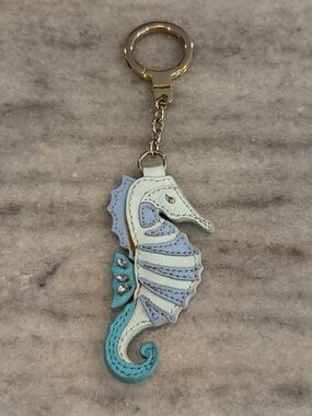 Kate Spade Seahorse Keychain / Bag Charm - Rare!
